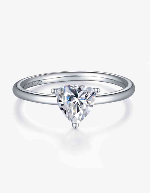 Load image into Gallery viewer, 1 Carat Moissanite 925 Sterling Silver Solitaire Ring
