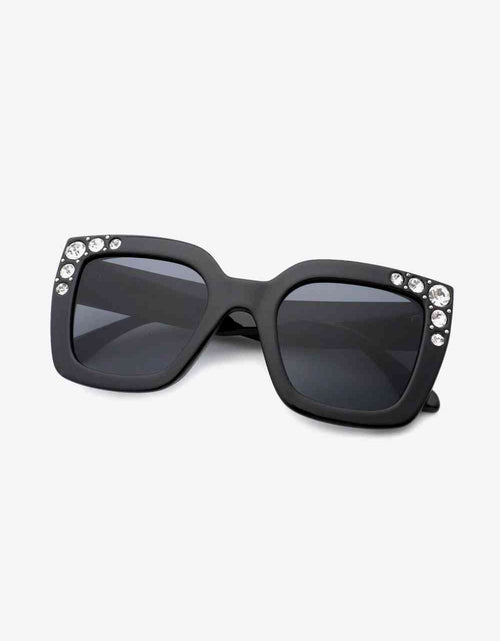 Load image into Gallery viewer, Inlaid Rhinestone Polycarbonate Sunglasses
