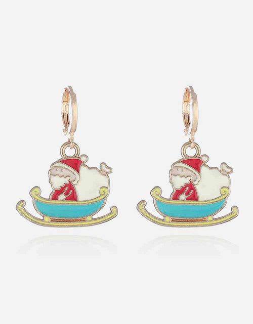 Load image into Gallery viewer, Christmas Theme Alloy Earrings
