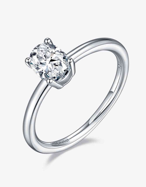 Load image into Gallery viewer, 1 Carat Moissanite 925 Sterling Silver Solitaire Ring
