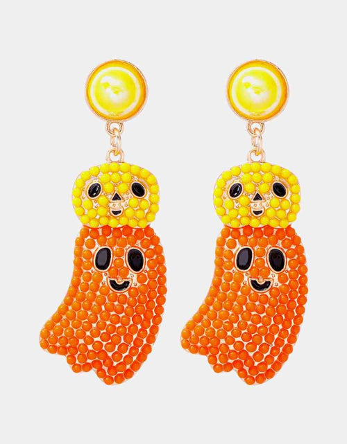 Load image into Gallery viewer, Halloween Ghost Shape Dangle Earrings
