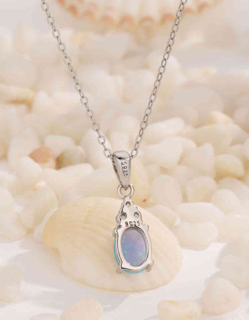 Load image into Gallery viewer, Find Your Center Opal Pendant Necklace
