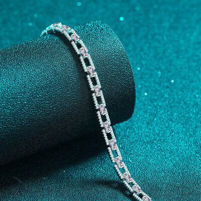 Load image into Gallery viewer, 3.2 Carat Moissanite 925 Sterling Silver Bracelet
