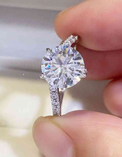 Load image into Gallery viewer, 3 Carat Moissanite 925 Sterling Silver Ring
