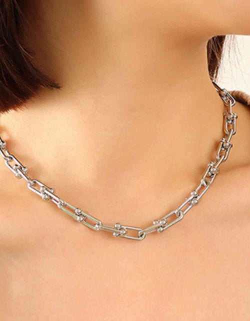 Load image into Gallery viewer, Chunky Chain Titanium Steel Necklace
