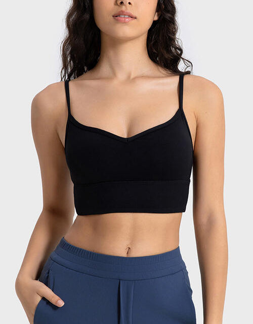 Load image into Gallery viewer, Spaghetti Strap Sport Bra
