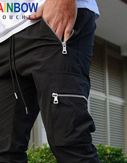 Load image into Gallery viewer, Zip Pocket Men&#39;s Cargo Pants
