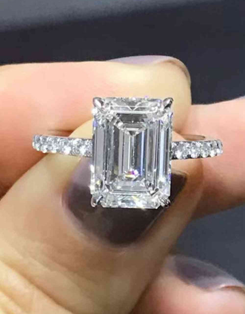 Load image into Gallery viewer, 5 Carat Moissanite Side Stone Ring
