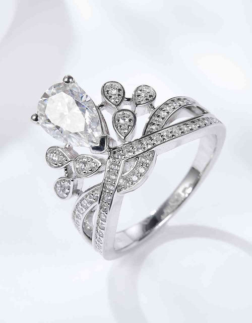 Load image into Gallery viewer, 1.5 Carat Moissanite Crown-Shaped Ring
