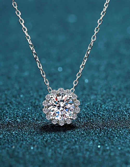 Load image into Gallery viewer, 3 Carat Moissanite 925 Sterling Silver Necklace
