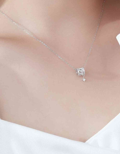 Load image into Gallery viewer, Rely On Fate Cubic Zirconia Pendant Necklace
