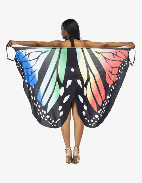 Load image into Gallery viewer, Butterfly Spaghetti Strap Cover Up
