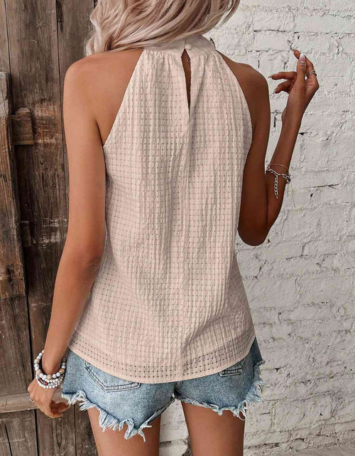 Load image into Gallery viewer, Halter Neck Dot Detail Top
