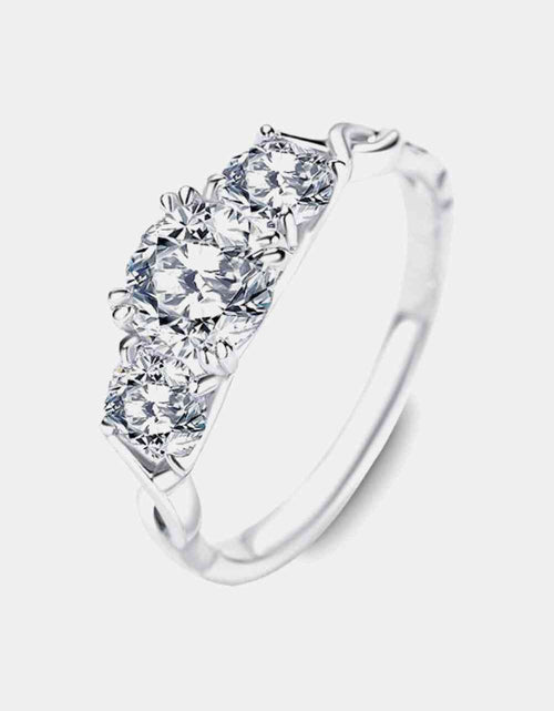 Load image into Gallery viewer, 1 Carat Moissanite 925 Sterling Silver Ring
