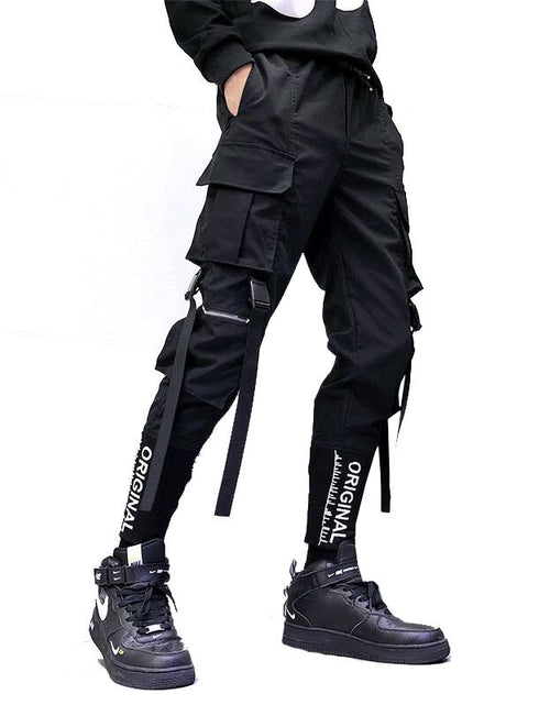 Load image into Gallery viewer, Men&#39;s Ribbon Cargo Pants
