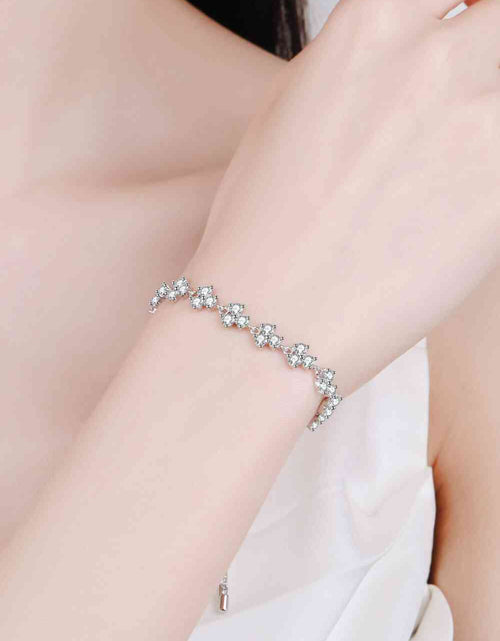 Load image into Gallery viewer, Adjustable Moissanite Bracelet
