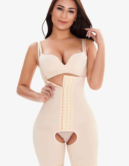 Load image into Gallery viewer, Full Size Hook-and-Eye Lace Trim Shaping Bodysuit
