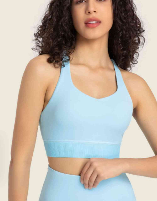 Load image into Gallery viewer, Feel Like Skin Racerback Halter Neck Sports Bra
