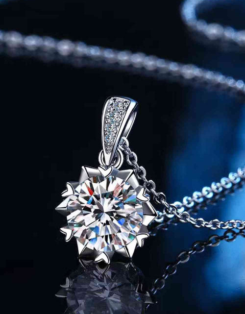 Load image into Gallery viewer, Looking At You 2 Carat Moissanite Pendant Necklace
