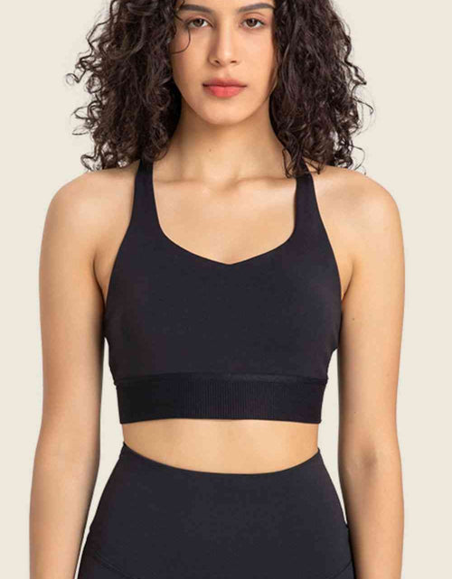 Load image into Gallery viewer, Feel Like Skin Racerback Halter Neck Sports Bra
