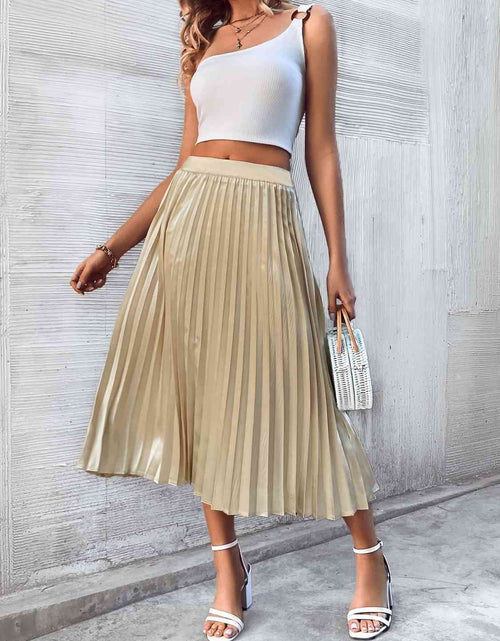 Load image into Gallery viewer, Pleated Midi Skirt
