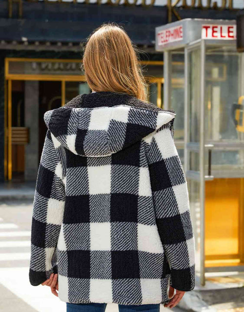 Load image into Gallery viewer, Two-Side Wear Hooded Coat
