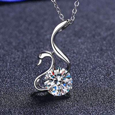 Load image into Gallery viewer, 2 Carat Moissanite 925 Sterling Silver Necklace
