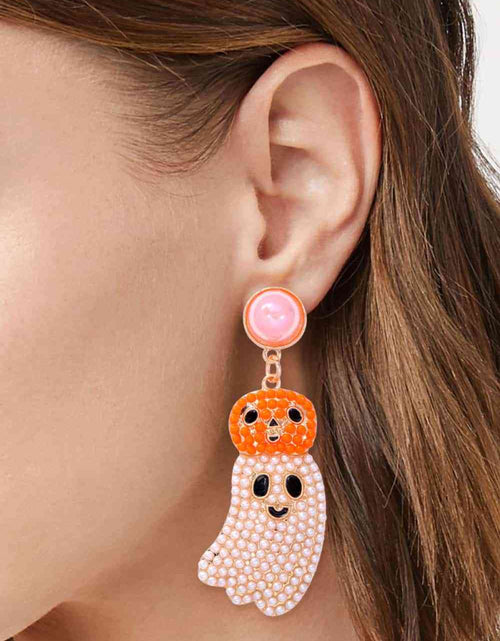 Load image into Gallery viewer, Halloween Ghost Shape Dangle Earrings
