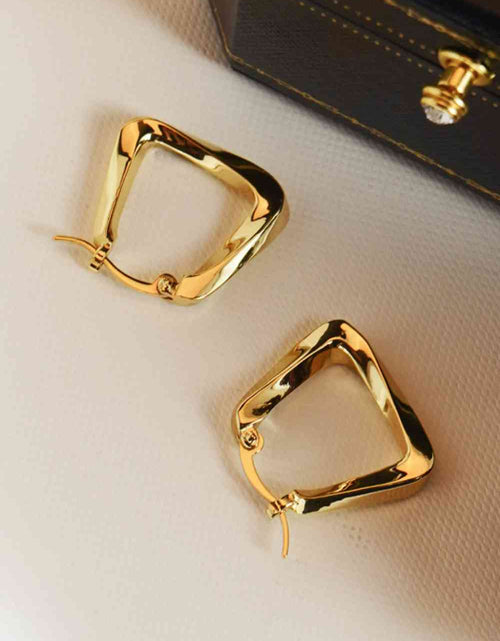 Load image into Gallery viewer, 18K Gold Plated Irregular Geometric Earrings
