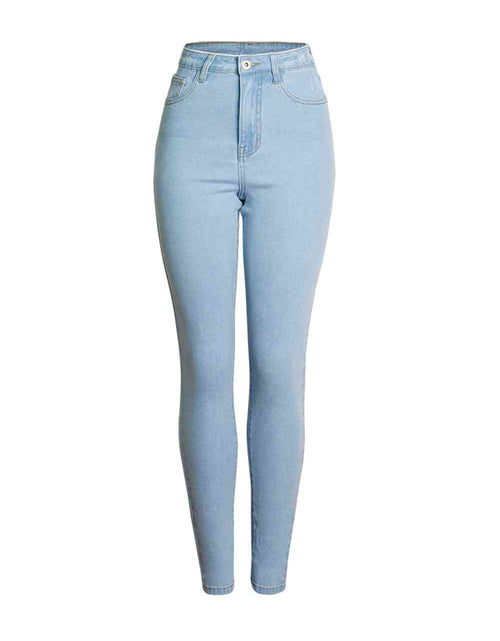 Load image into Gallery viewer, Full Size Love Life High Waist Jeans with Pockets
