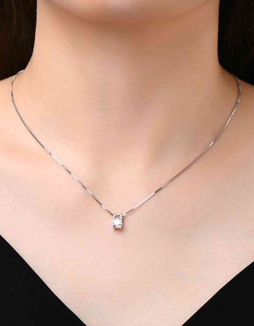 Load image into Gallery viewer, Moissanite 925 Sterling Silver Necklace
