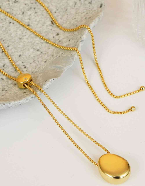 Load image into Gallery viewer, 18K Gold-Plated Sweater Chain Necklace
