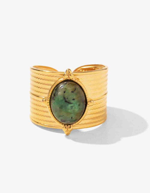 Load image into Gallery viewer, 18K Gold-Plated Wide Open Ring
