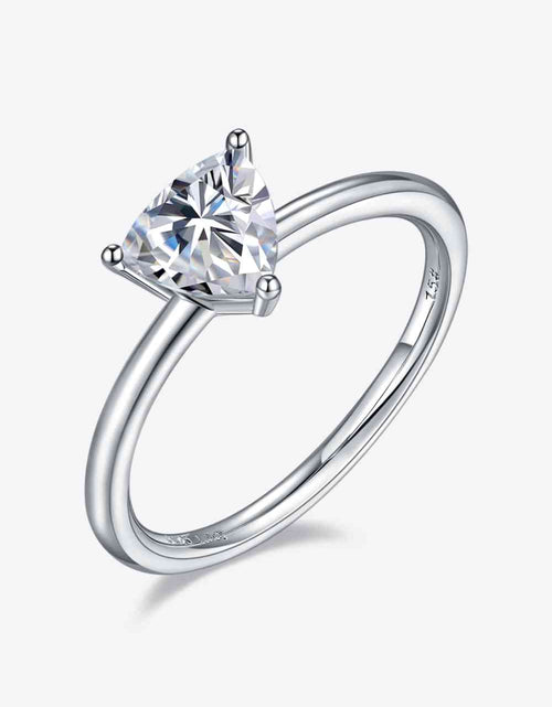 Load image into Gallery viewer, 1 Carat Moissanite 925 Sterling Silver Solitaire Ring
