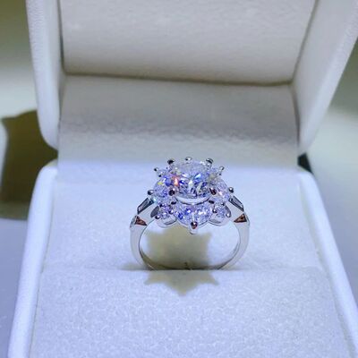 Load image into Gallery viewer, 2 Carat Moissanite 925 Sterling Silver Ring
