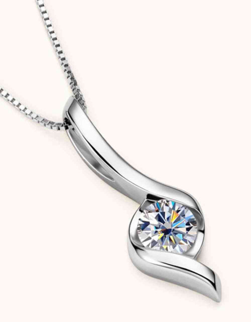 Load image into Gallery viewer, 1 Carat Moissanite 925 Sterling Silver Necklace
