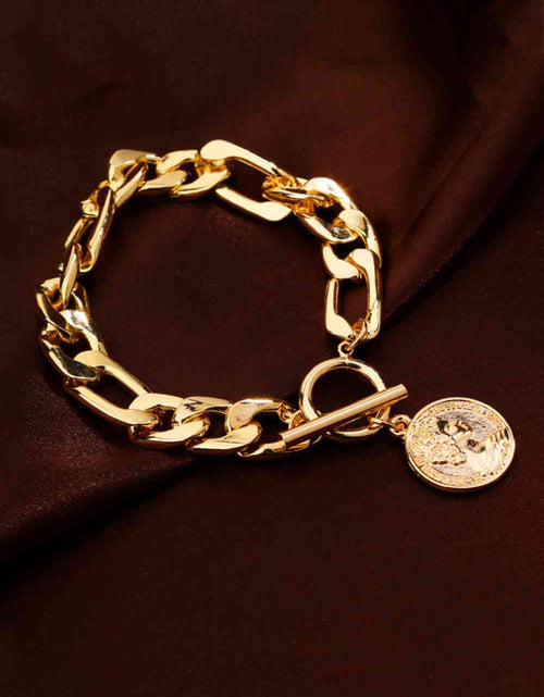 Load image into Gallery viewer, Chunky Chain Toggle Clasp Bracelet
