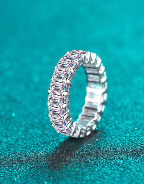 Load image into Gallery viewer, 10.5 Carat Moissanite Rhodium-Plated Ring
