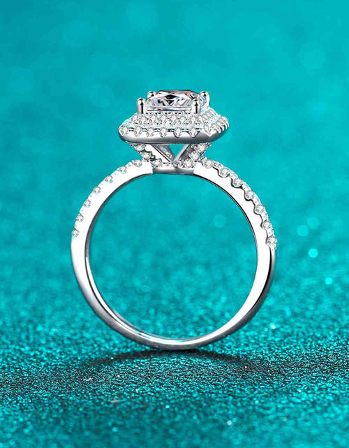 Load image into Gallery viewer, Sterling Silver 1 Carat Moissanite Ring
