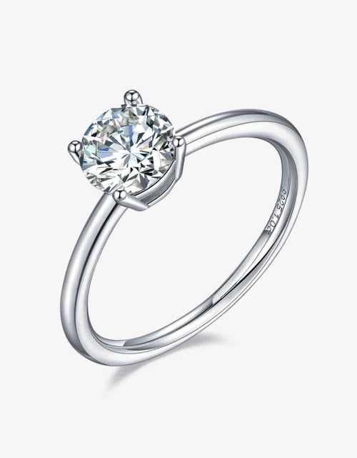 Load image into Gallery viewer, 1 Carat Moissanite 925 Sterling Silver Solitaire Ring
