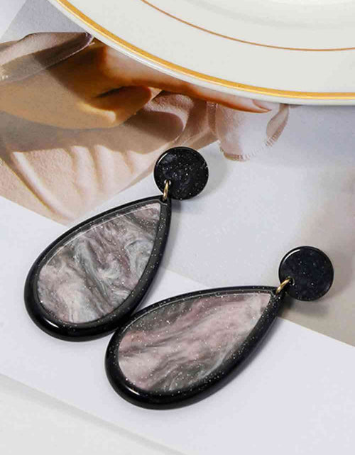 Load image into Gallery viewer, Teardrop Acrylic Earrings
