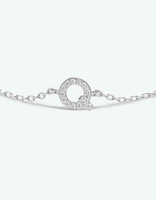 Load image into Gallery viewer, Q To U Zircon 925 Sterling Silver Bracelet
