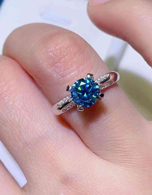 Load image into Gallery viewer, 1 Carat Moissanite 4-Prong Ring
