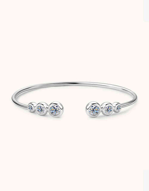 Load image into Gallery viewer, 1.8 Carat Moissanite 925 Sterling Silver Bracelet
