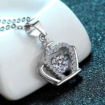 Load image into Gallery viewer, Moissanite Crown 925 Sterling Silver Necklace
