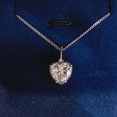 Load image into Gallery viewer, 2 Carat Moissanite 925 Sterling Silver Necklace
