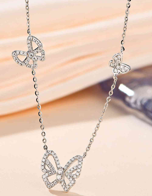 Load image into Gallery viewer, Moissanite Butterfly Shape Necklace
