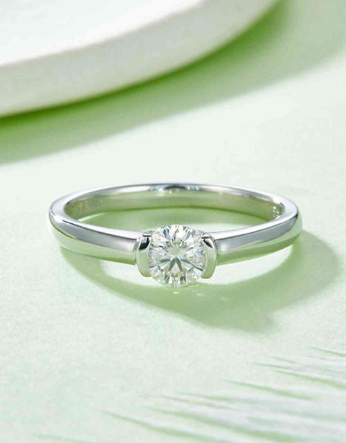 Load image into Gallery viewer, Moissanite 925 Sterling Silver Solitaire Ring
