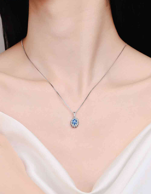 Load image into Gallery viewer, 1 Carat Moissanite 925 Sterling Silver Necklace
