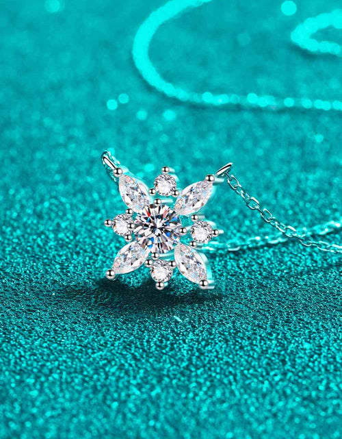 Load image into Gallery viewer, Moissanite Rhodium-Plated Necklace
